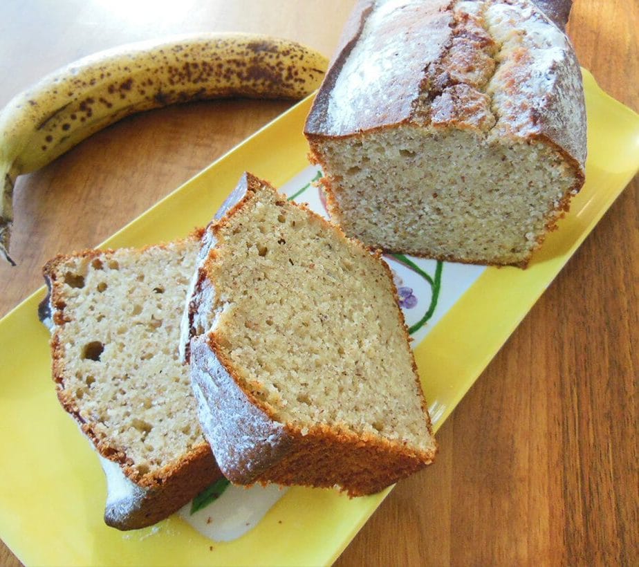 Rezept Bananenbrot, Bananenkuchen ohne Zucker, zuckerfrei, Bananabread