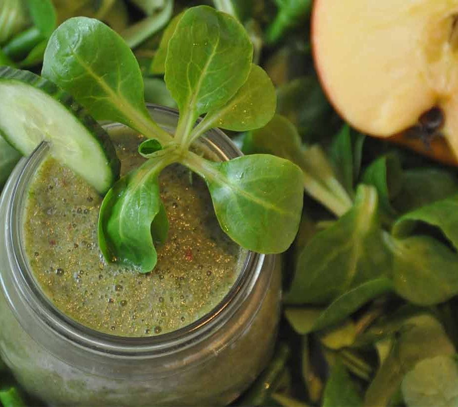 Rezept Grüner Smoothie detox mit Birkenzucker