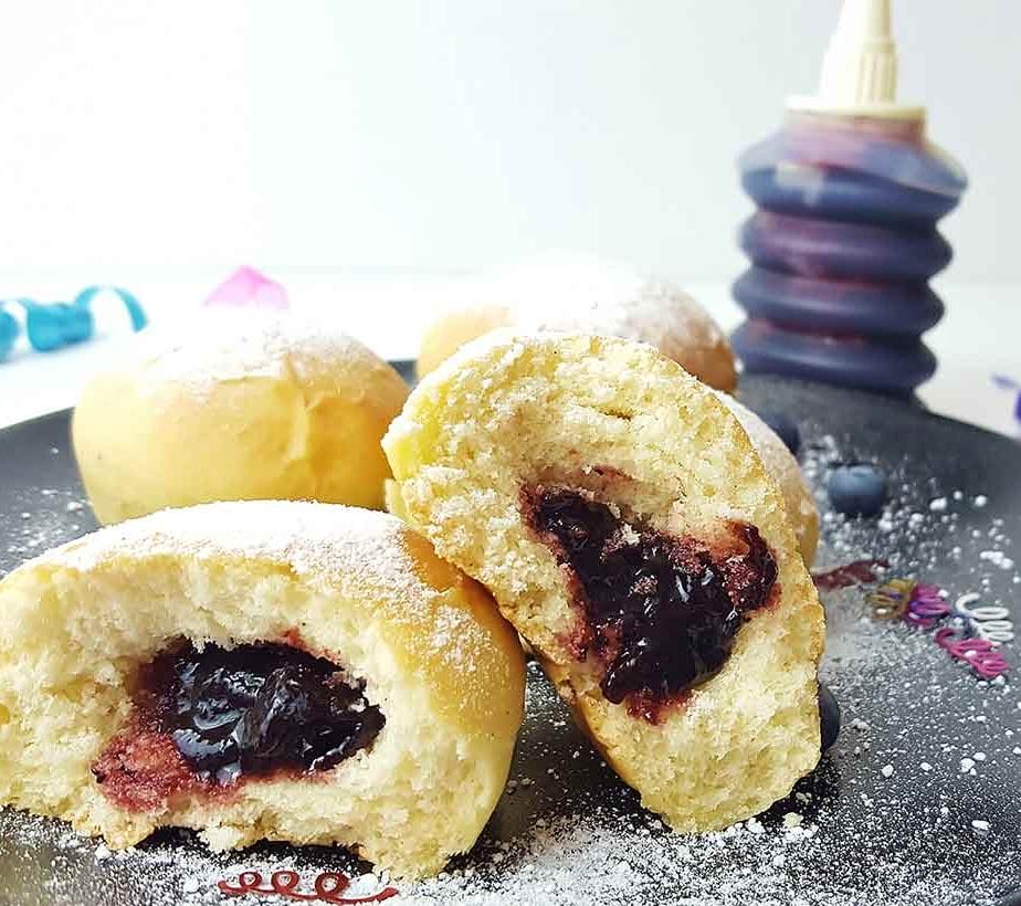 Rezept Krapfen Heidelbeere Frucht Fasching