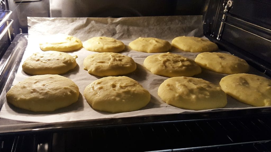 Amerikaner Osterküken im Backofen