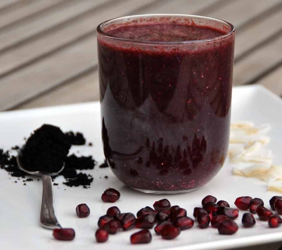 Rezept Kokos Granatapfel Smoothie ohne Zucker