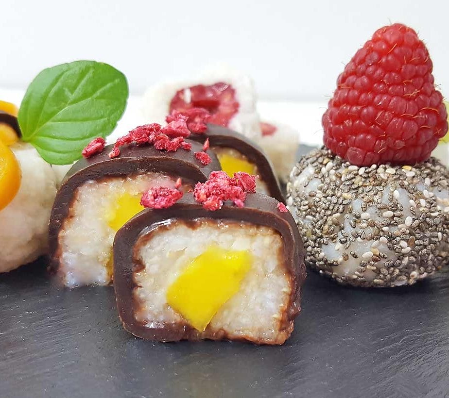 Früchtesushi, Beerensushi, Sushi süß, Sweet Sushi, Sushi mit obst, zuckerfrei, ohne Zucker