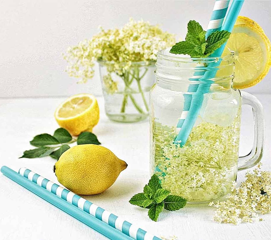 Rezept Holler Holunder Saft Sirup zuckerfrei mit Xylit