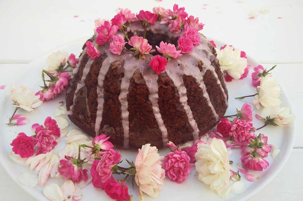 Schoko Geburtstagskuchen ohne Zucker - Birkengold