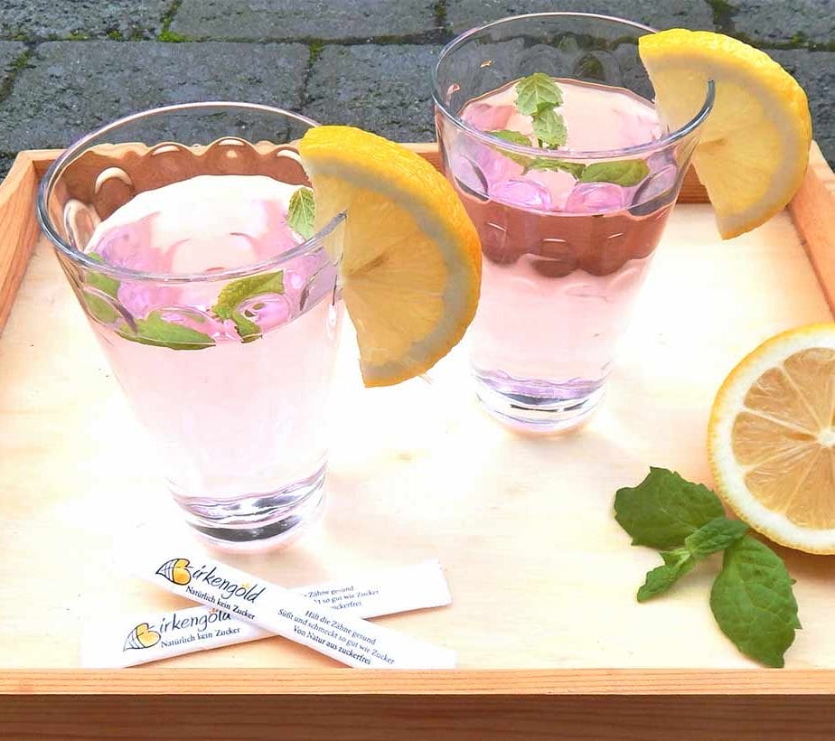 Erdbeerlimonade, Rhabarberlimonade, Sommerlimonade, DIY Limonade, Erdbeerdrink, Rhabarberdrink, selber machen, zuckerfrei