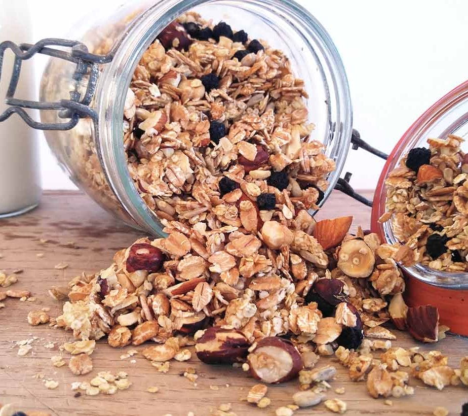 Nuss Granola, Nuss Granola Müsli, Nuss Müsli