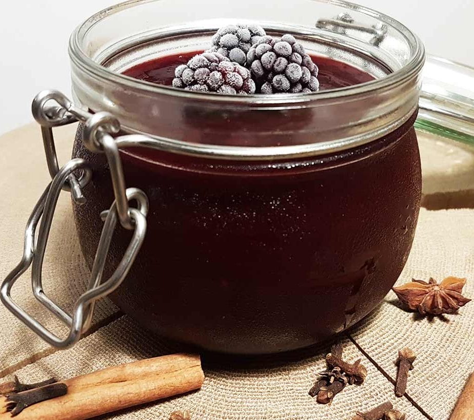 brombeermarmelade, brombeer fruchtaufstrich, Beerenmarmelade