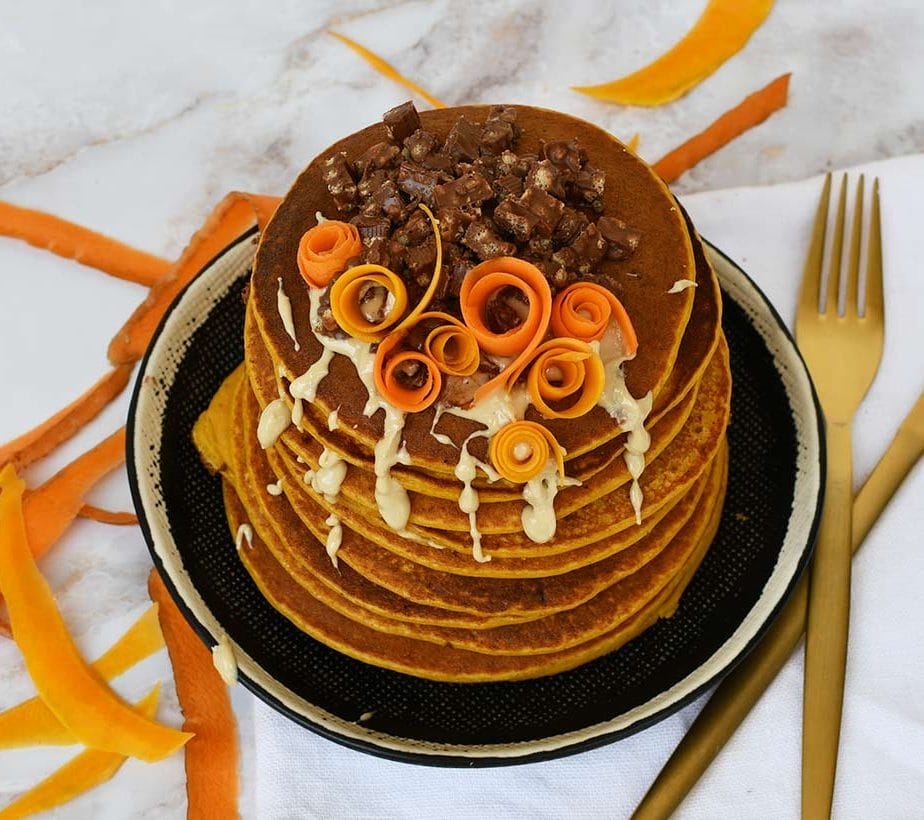 Kürbis Pancakes, Pumpkin Pancakes, Kürbis Pfannkuchen, Pfannkuchen mit Kürbis