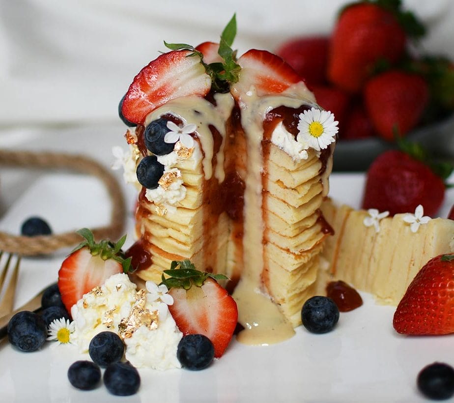 Topfen Palatschinken, Topfen Pancakes, Quark Pancakes