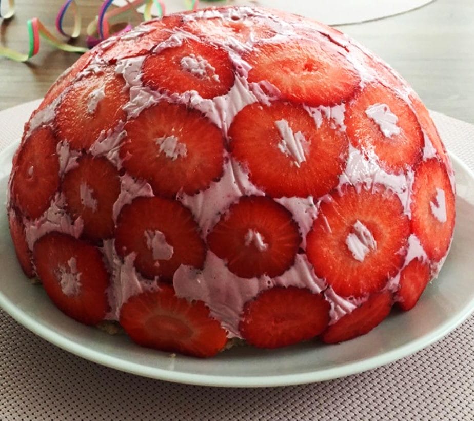 Erdbeer Torte, Erdbeer Creme Torte, Cremetorte mit Erdbeeren