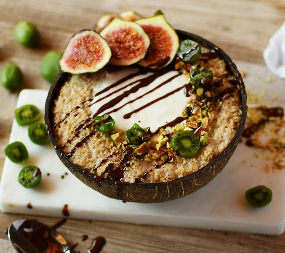 Kiwi Porridge, Pistazien Porridge, Feigen Porridge