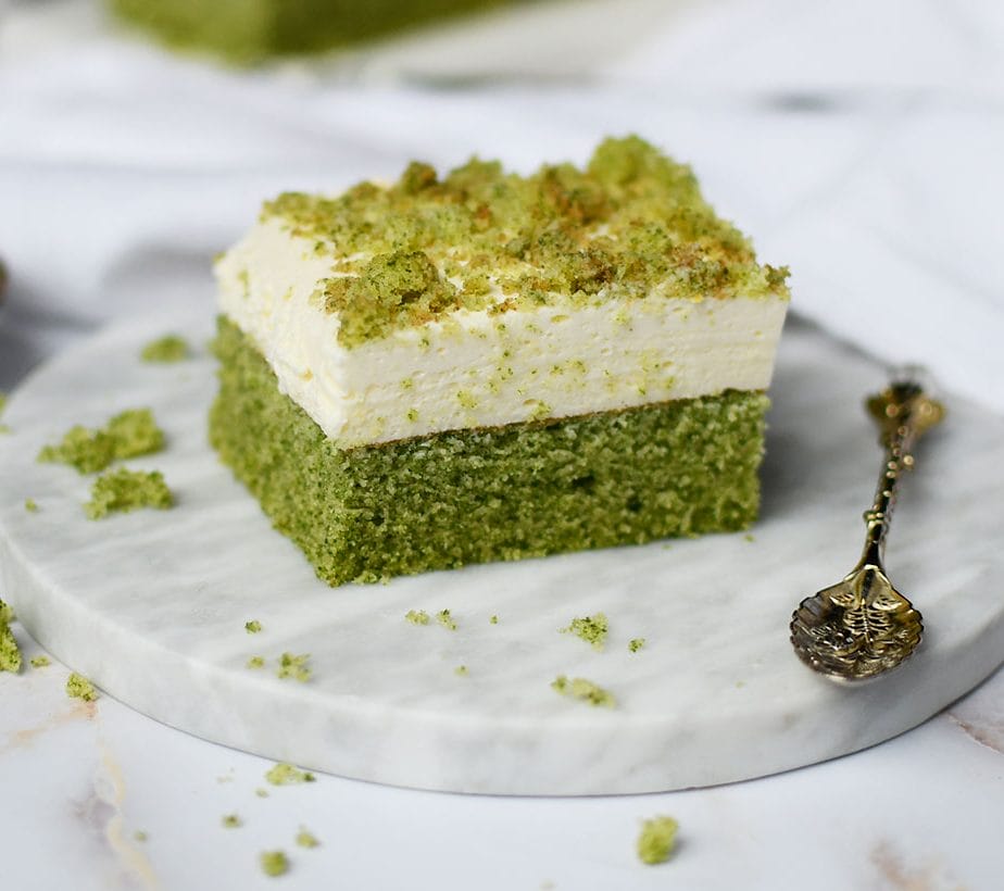 Spinatkuchen, Becherkuchen zuckerfrei, Green Cake