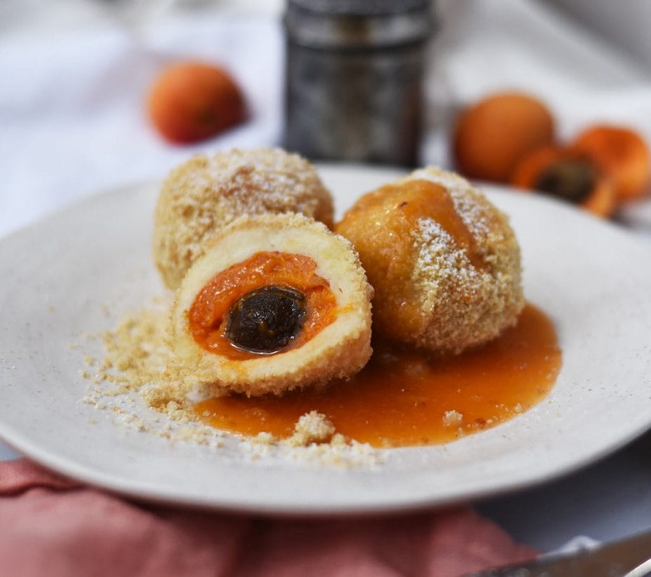 Marillenknödel ohne Zuckerzusatz, Marillenknödel mit Bio Xylit, Marillenknödel zuckerfrei, Marillenknödel zuckerarm