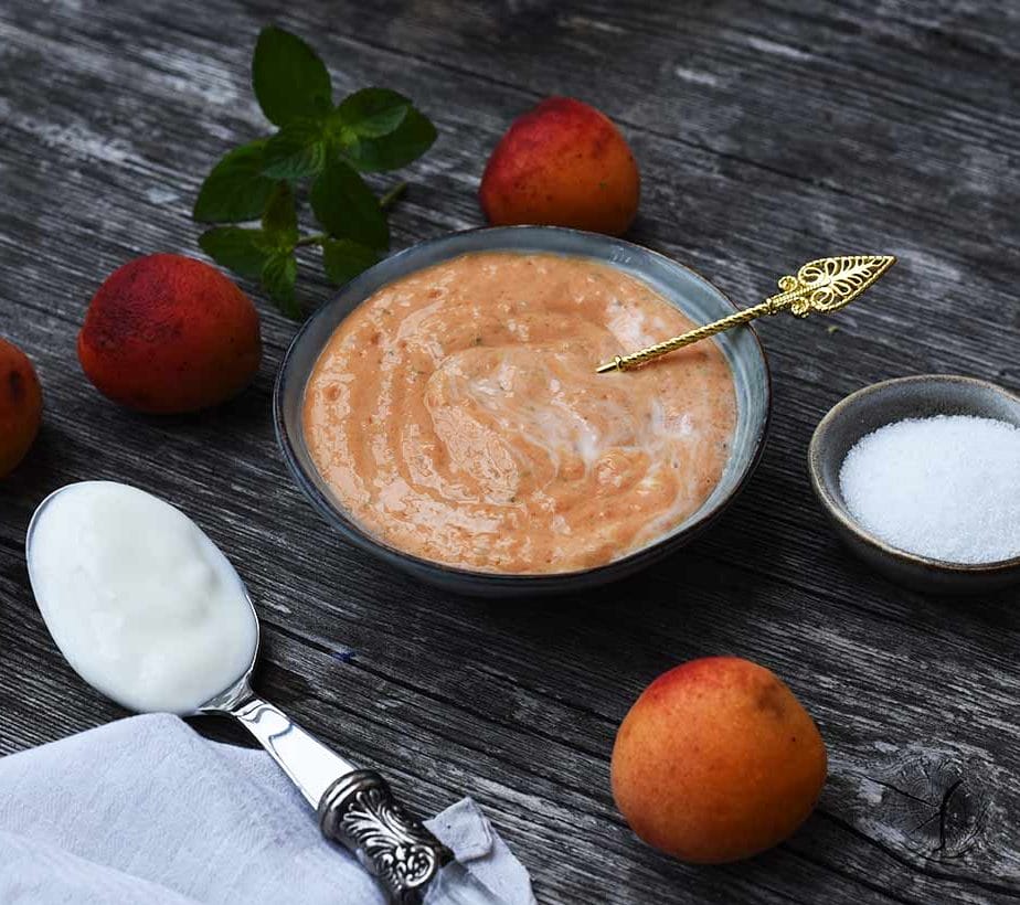 Marillen Gesichtsmaske, Marillen Gesichtsmaske mit Xylit, Gesichtsmaske mit Marille und Xylit, Gesichtsmaske mit Marille, Hautmaske mit Marille und Xylit