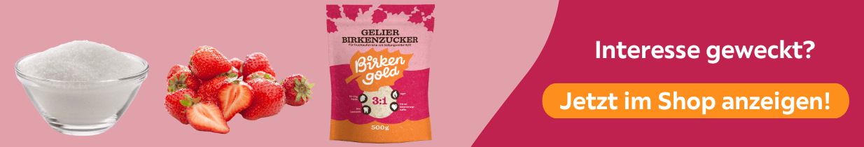 Rezeptbanner Gelierbirkenzucker