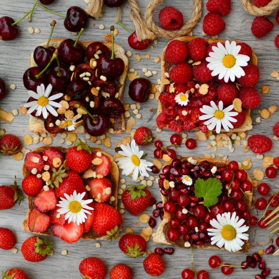 Obsttoast, Magic Toast, Süßer Toast, Früchtebrot, Marmeladetoast, zuckerfrei, ohne Zucker, Fruchttoast, Früchtetoast, Toast mit Früchten