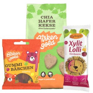 Birkengold Produktkategorie Naschen ohne Zuckerzusatz