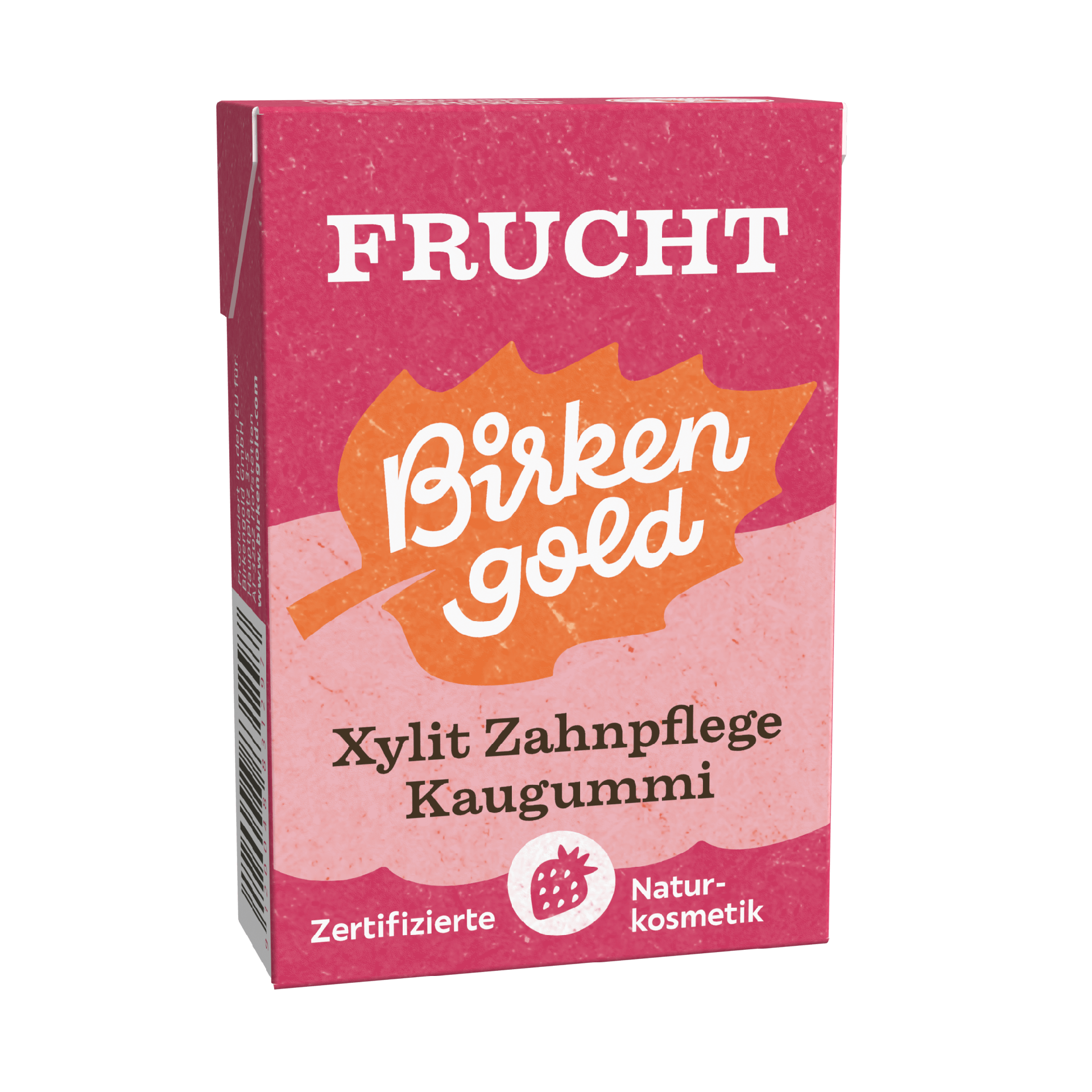 Birkengold Kaugummi Frucht 20 Stück plastikfrei Verpackung Perspektive