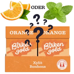Überraschungs Bonbons Minze oder Orange